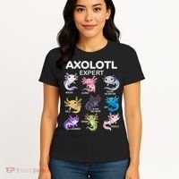 Cute Axolotl For & Or  - Axolotl Women's T-Shirt thumb 4