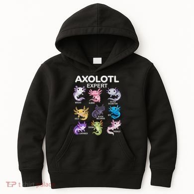 Cute Axolotl For & Or  - Axolotl Kids Hoodie