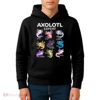 Cute Axolotl For & Or  - Axolotl Kids Hoodie thumb 4
