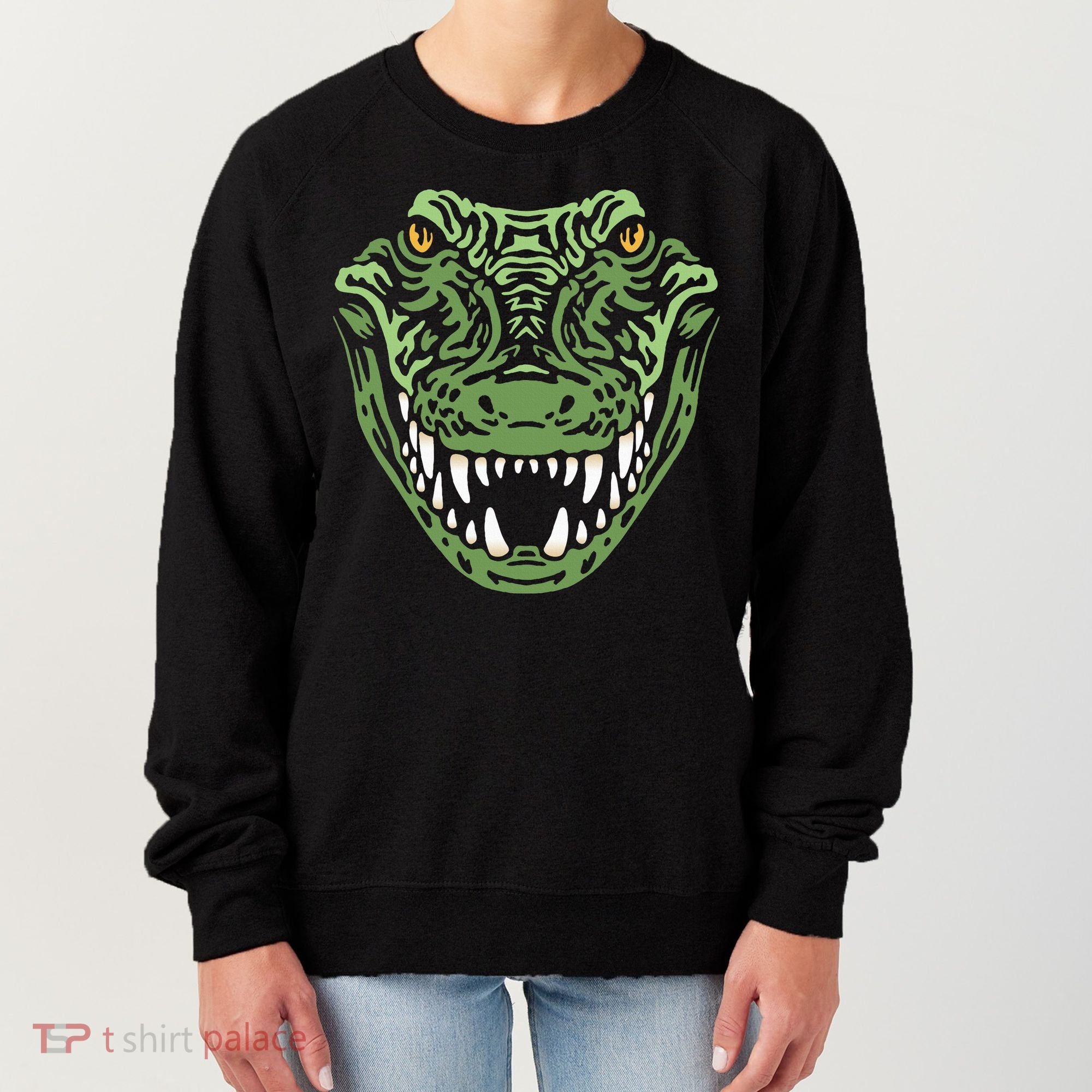Crocodile Alligator Face Crocodiles Gator Women's Sweatshirt