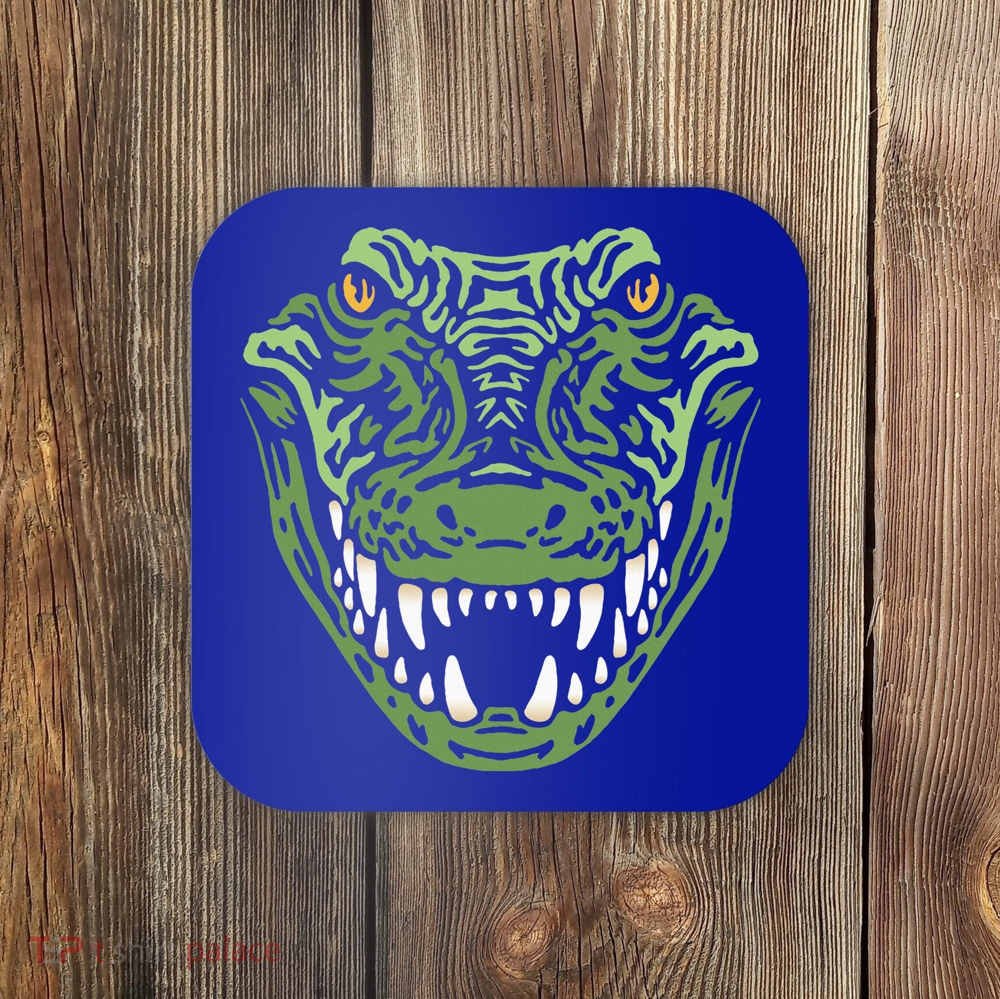 Crocodile Alligator Face Crocodiles Gator Coaster