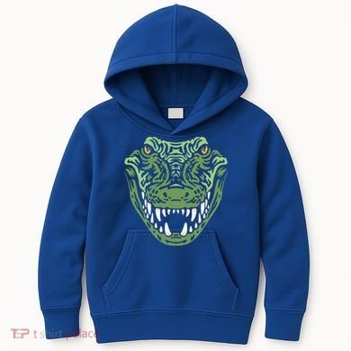 Crocodile Alligator Face Crocodiles Gator Kids Hoodie