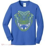 Crocodile Alligator Face Crocodiles Gator Kids Long Sleeve Shirt thumb 0