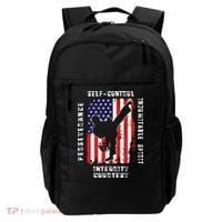 Cool American Flag Taekwondo Gift | Tae Kwon Do Martial Arts Backpack thumb 0