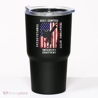 Cool American Flag Taekwondo Gift | Tae Kwon Do Martial Arts Tumbler thumb 0
