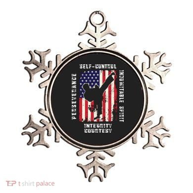 Cool American Flag Taekwondo Gift | Tae Kwon Do Martial Arts Ornament
