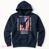 Cool American Flag Taekwondo Gift | Tae Kwon Do Martial Arts Hoodie thumb 0