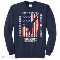 Cool American Flag Taekwondo Gift | Tae Kwon Do Martial Arts Sweatshirt thumb 0