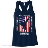 Cool American Flag Taekwondo Gift | Tae Kwon Do Martial Arts Women's Tank Top thumb 0