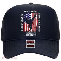 Cool American Flag Taekwondo Gift | Tae Kwon Do Martial Arts Hat thumb 0