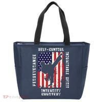 Cool American Flag Taekwondo Gift | Tae Kwon Do Martial Arts Tote Bag thumb 0