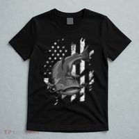 Catfishing American Flag Catfish Angler Fisherman T-Shirt thumb 5