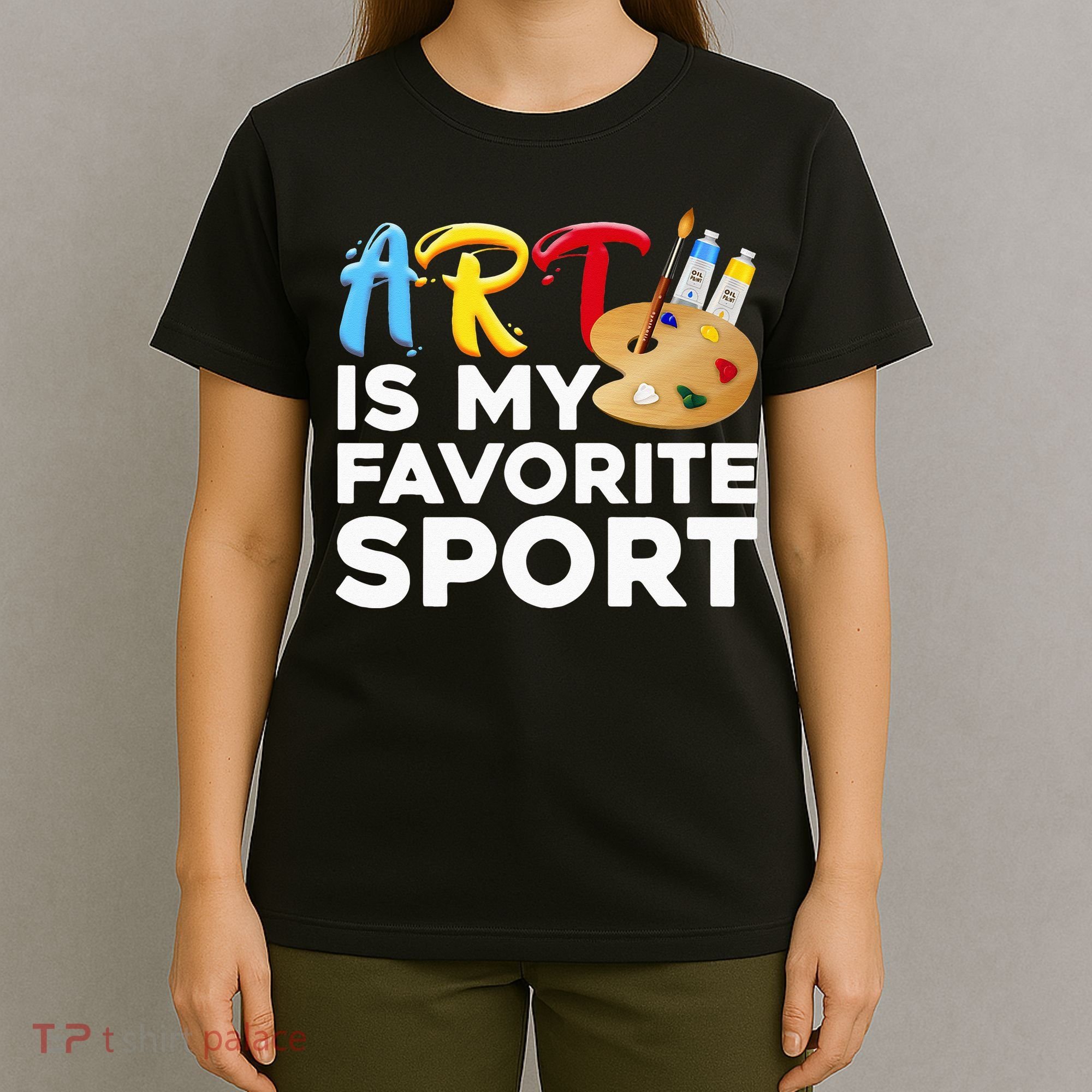 Cool Art For Wo Artist Painter Art Teacher Painting T-Shirt