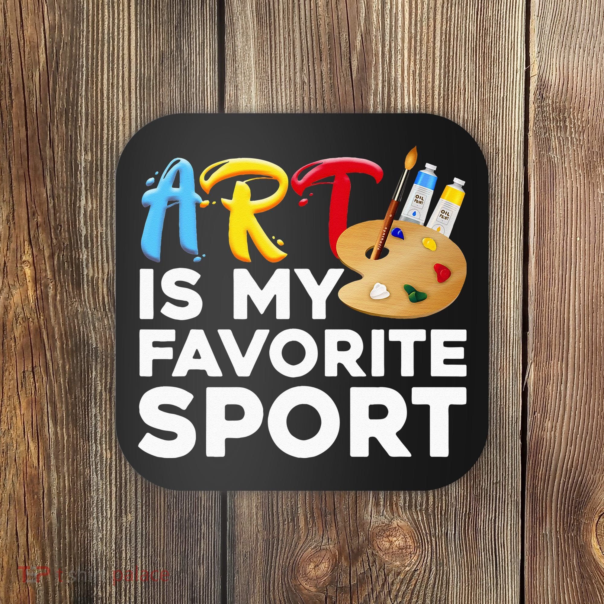Cool Art For Wo Artist Painter Art Teacher Painting Coaster