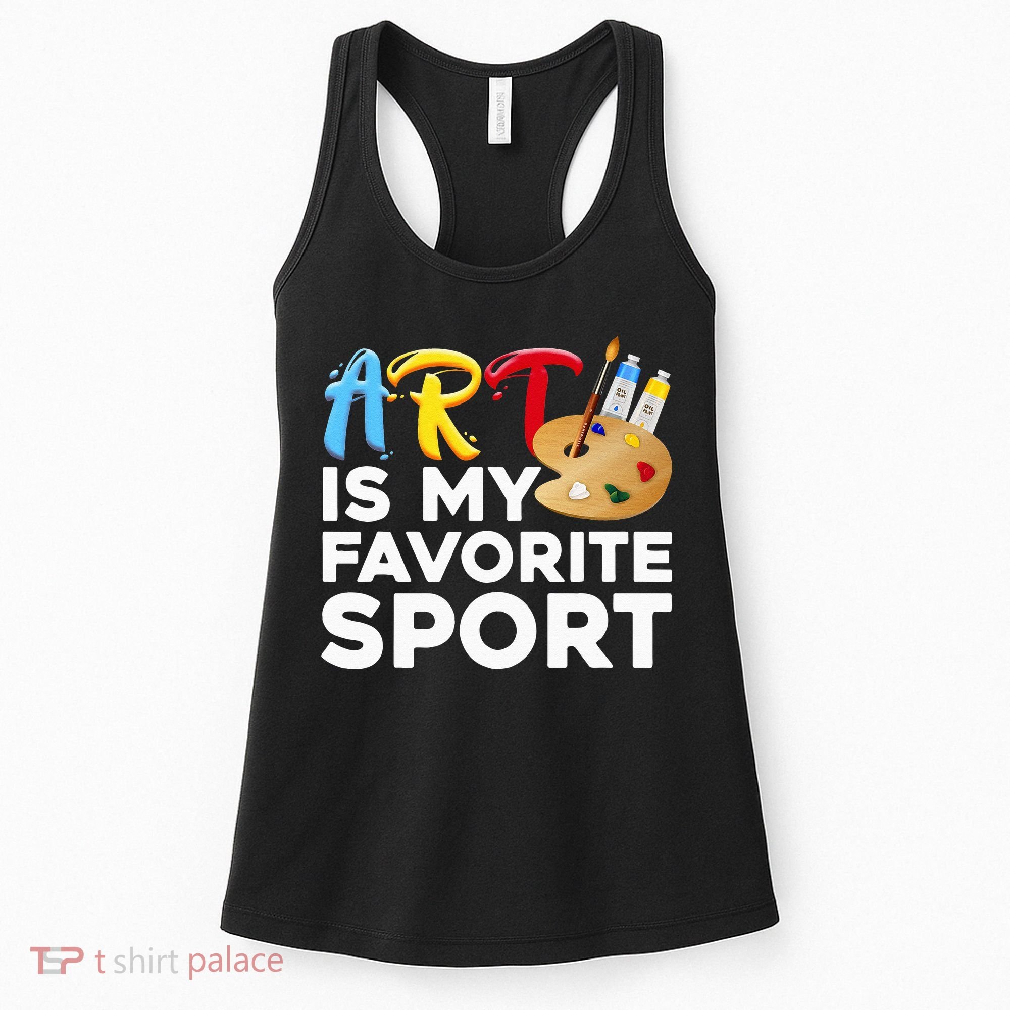 Cool Art For Wo Artist Painter Art Teacher Painting Women's Tank Top