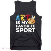 Cool Art For Wo Artist Painter Art Teacher Painting Tank Top thumb 0