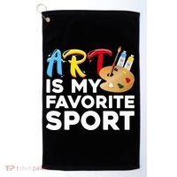 Cool Art For Wo Artist Painter Art Teacher Painting Golf Towel thumb 0