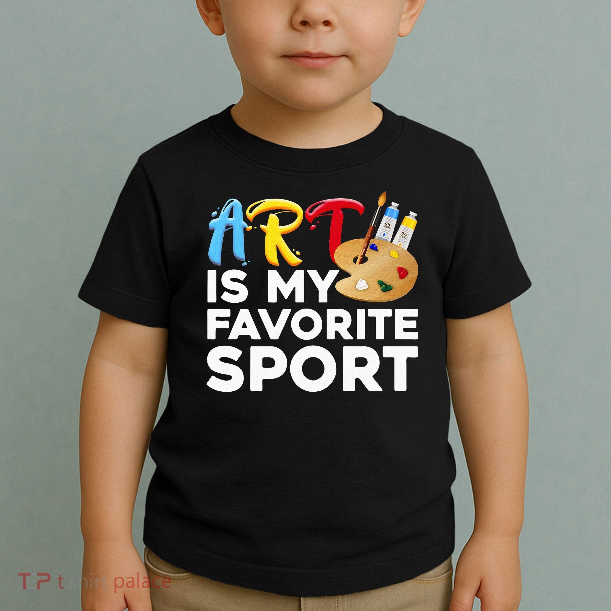 Cool Art For Wo Artist Painter Art Teacher Painting Toddler T-Shirt