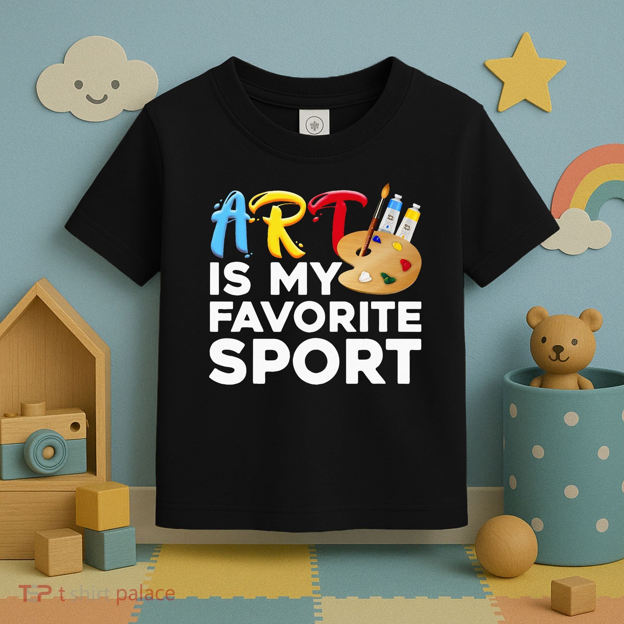 Cool Art For Wo Artist Painter Art Teacher Painting Toddler T-Shirt