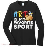Cool Art For Wo Artist Painter Art Teacher Painting Women's Long Sleeve Shirt thumb 0