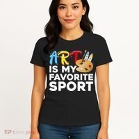 Cool Art For Wo Artist Painter Art Teacher Painting Women's T-Shirt thumb 4