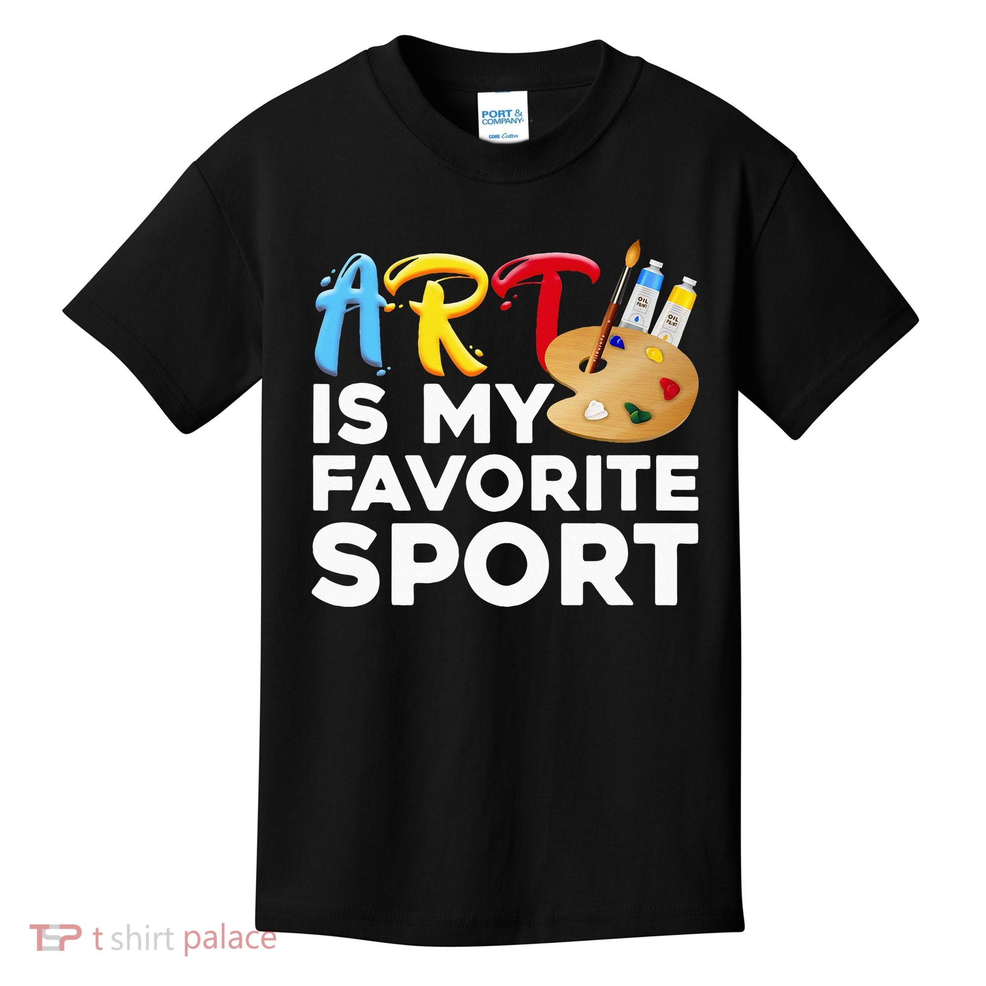 Cool Art For Wo Artist Painter Art Teacher Painting Kids T-Shirt