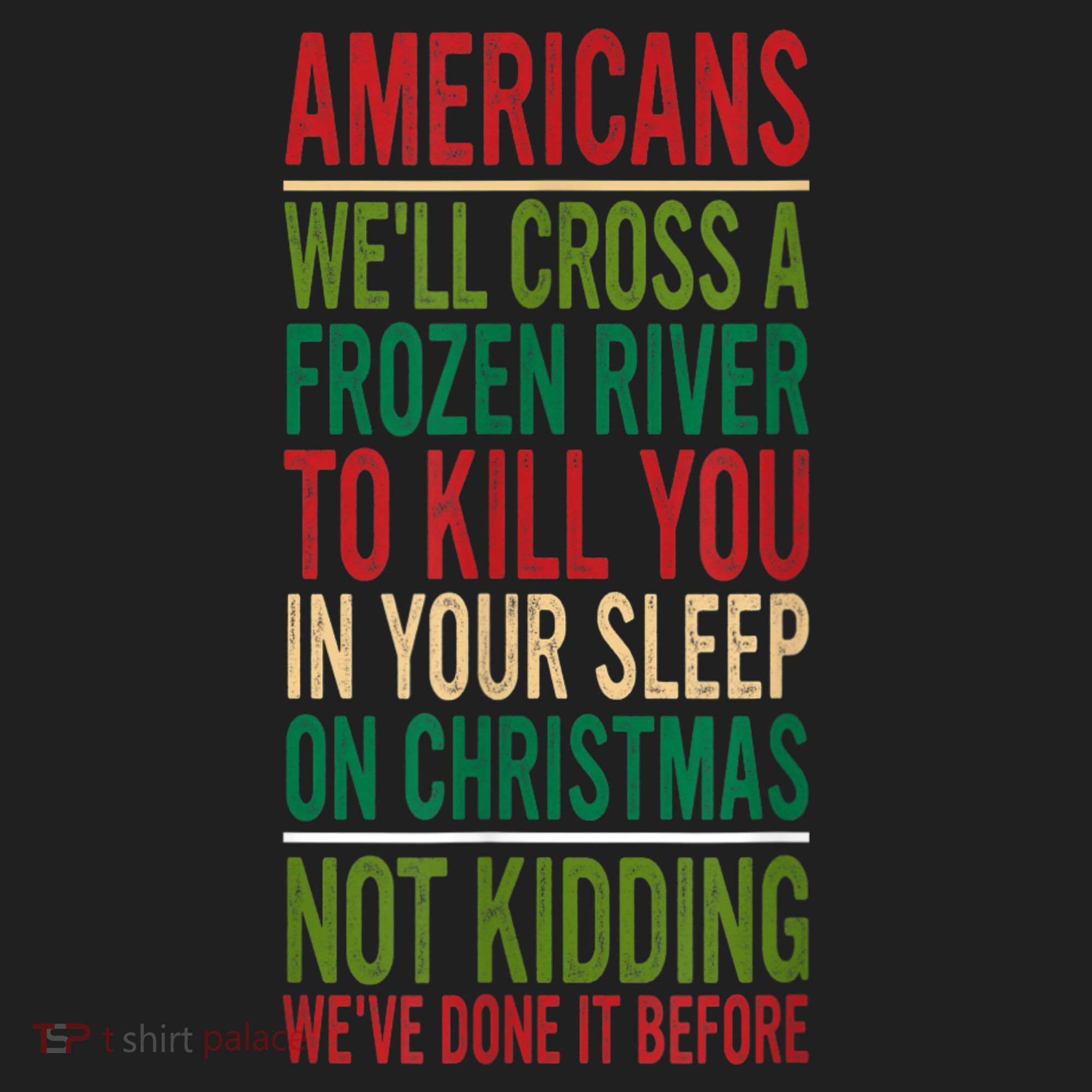 Cross A Frozen River To Kill You In Your Sleep On Christmas Beanie