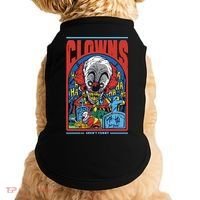 Clowns Aren't Funny Horror Doggie Tank thumb 0