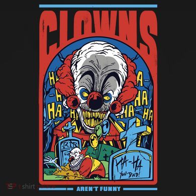 Clowns Aren't Funny Horror Doggie Tank
