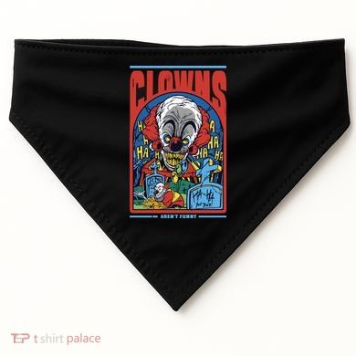 Clowns Aren't Funny Horror USA-Made Doggie Bandana