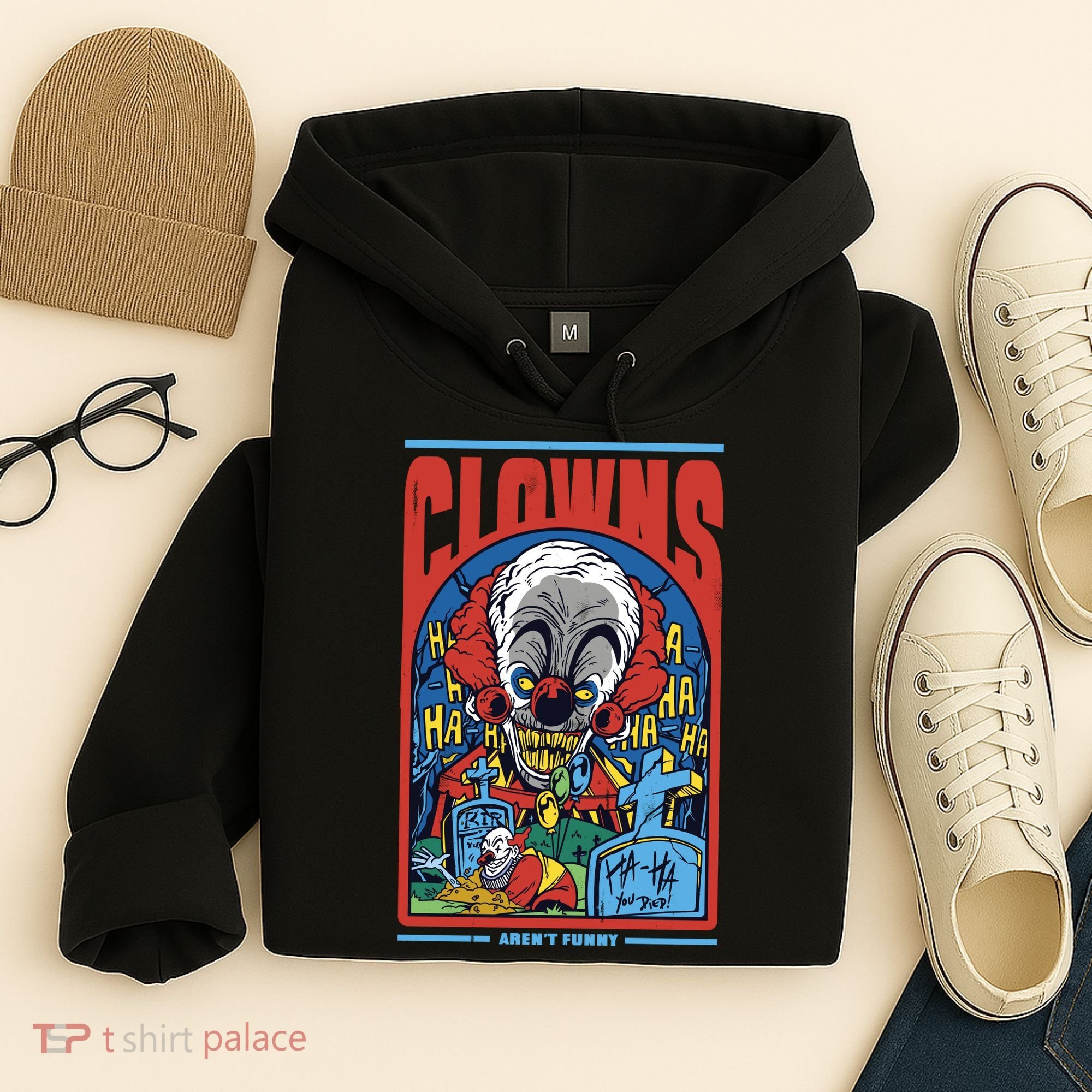 Clowns Aren't Funny Horror Hoodie