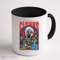 Clowns Aren't Funny Horror Coffee Mug thumb 1