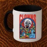 Clowns Aren't Funny Horror Coffee Mug thumb 2