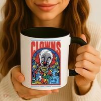 Clowns Aren't Funny Horror Coffee Mug thumb 3