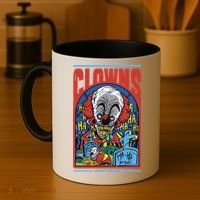 Clowns Aren't Funny Horror Coffee Mug thumb 4