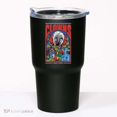 Clowns Aren't Funny Horror Tumbler