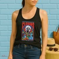 Clowns Aren't Funny Horror Women's Tank Top thumb 2