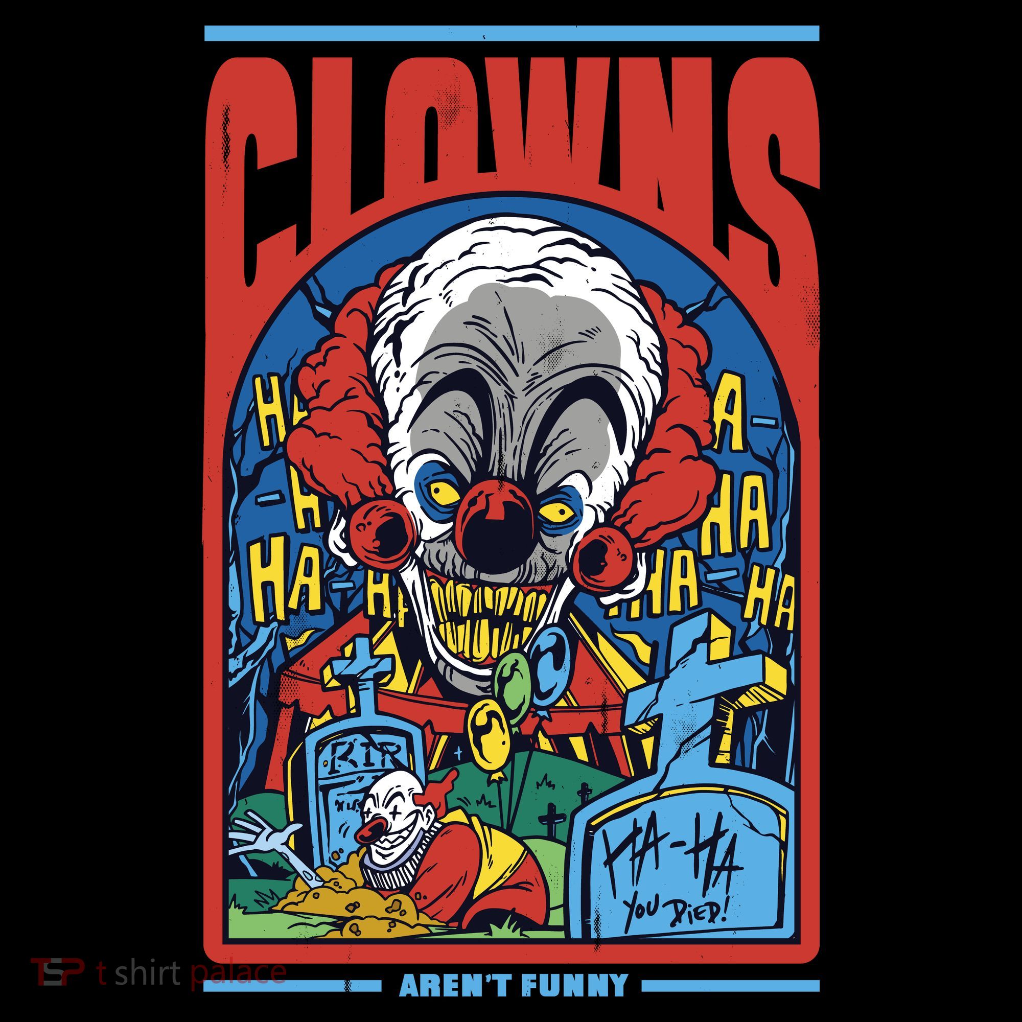 Clowns Aren't Funny Horror Baby Bodysuit