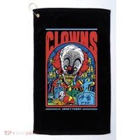Clowns Aren't Funny Horror Golf Towel thumb 0