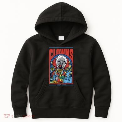 Clowns Aren't Funny Horror Kids Hoodie