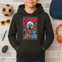 Clowns Aren't Funny Horror Kids Hoodie thumb 2
