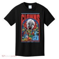 Clowns Aren't Funny Horror Kids T-Shirt thumb 0
