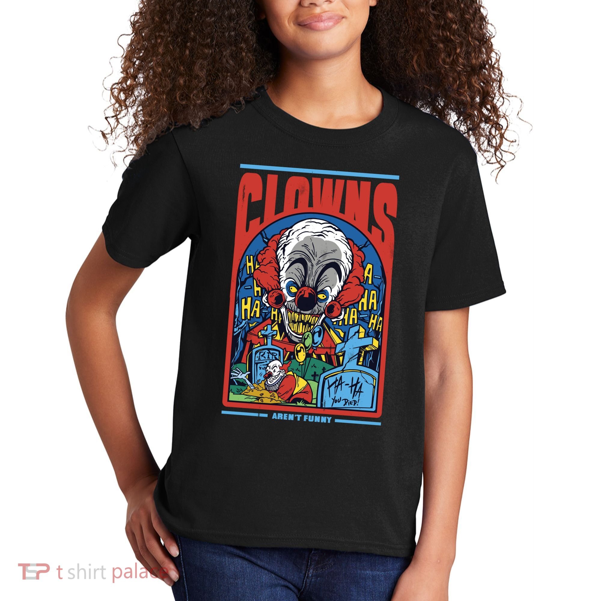 Clowns Aren't Funny Horror Kids T-Shirt