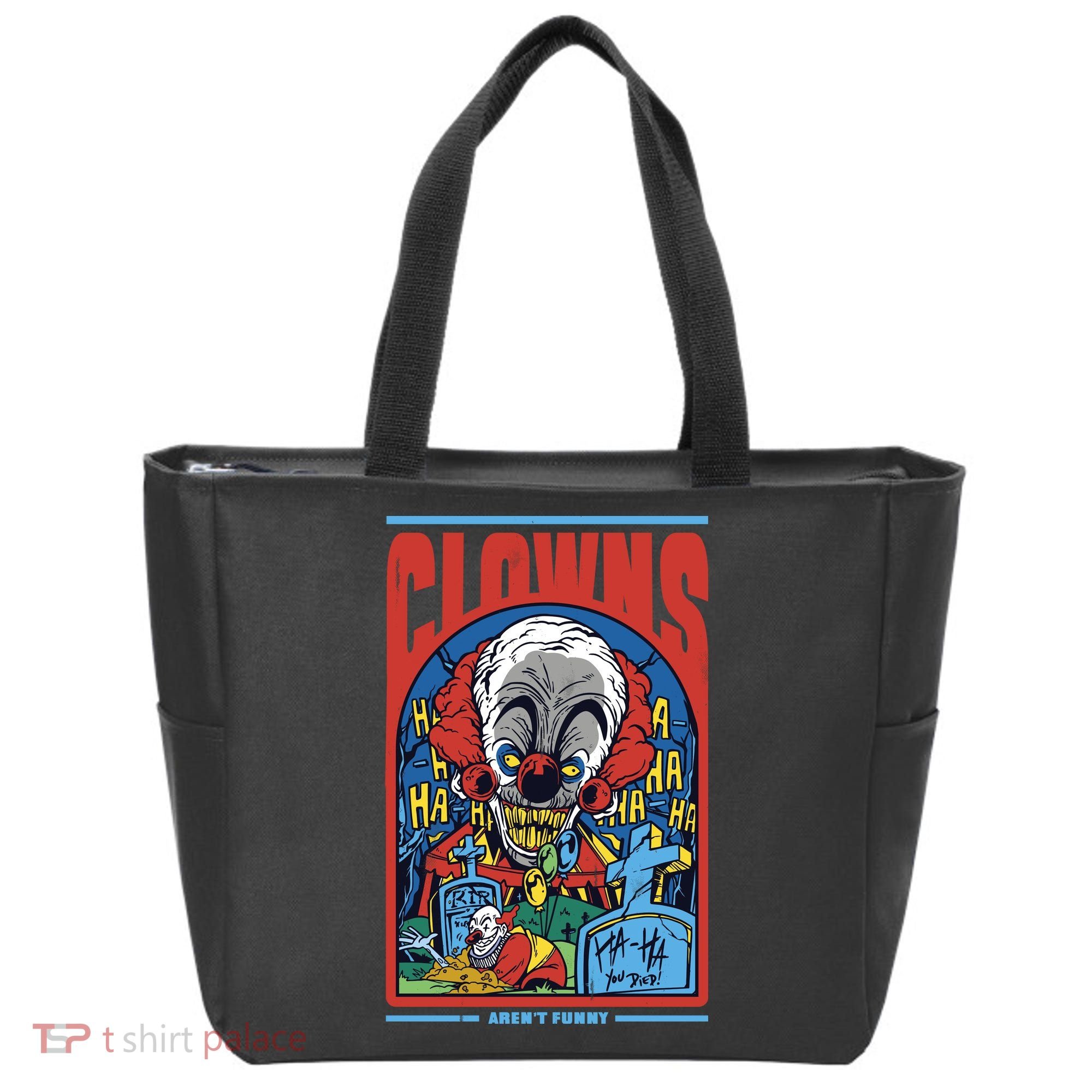 Clowns Aren't Funny Horror Tote Bag