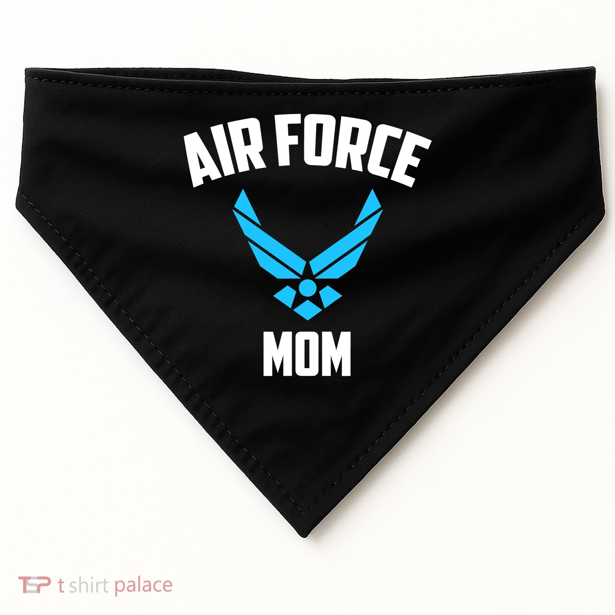 Cool Air Force Mom Best Proud Military Veteran USA-Made Doggie Bandana
