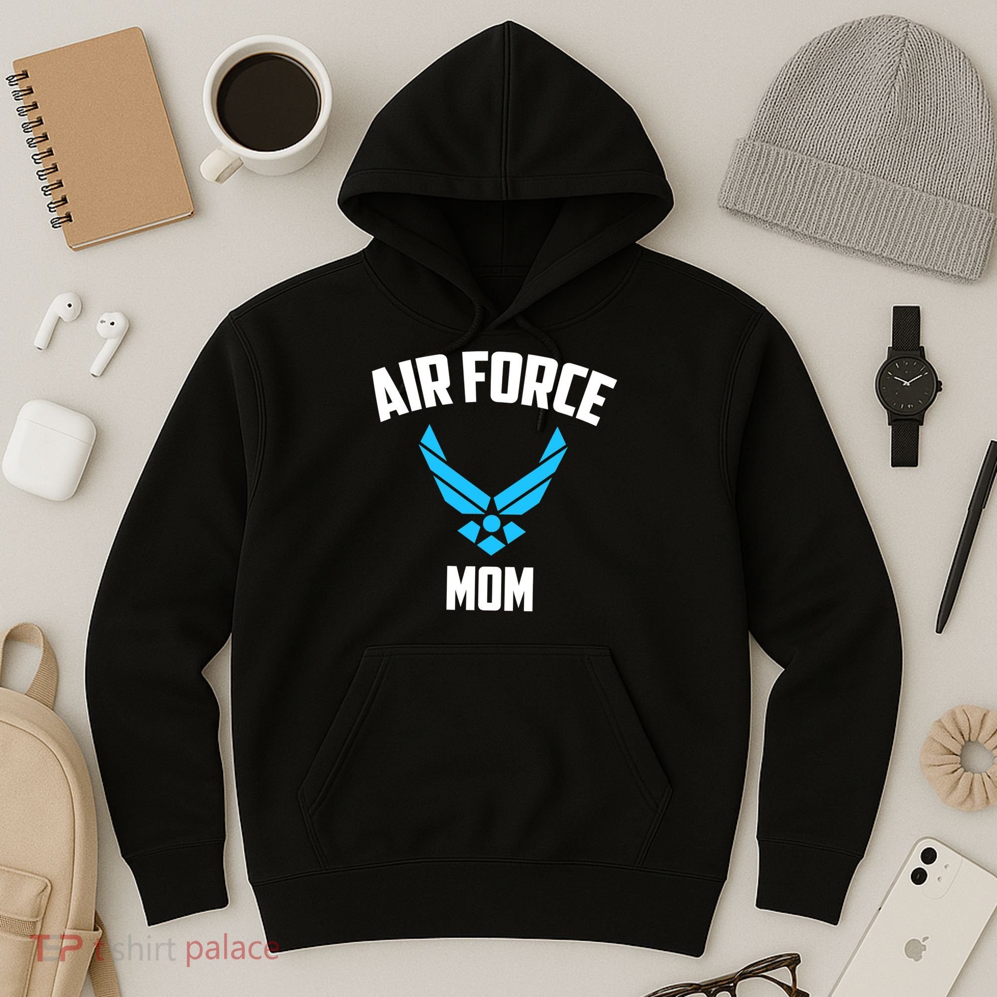 Cool Air Force Mom Best Proud Military Veteran Hoodie