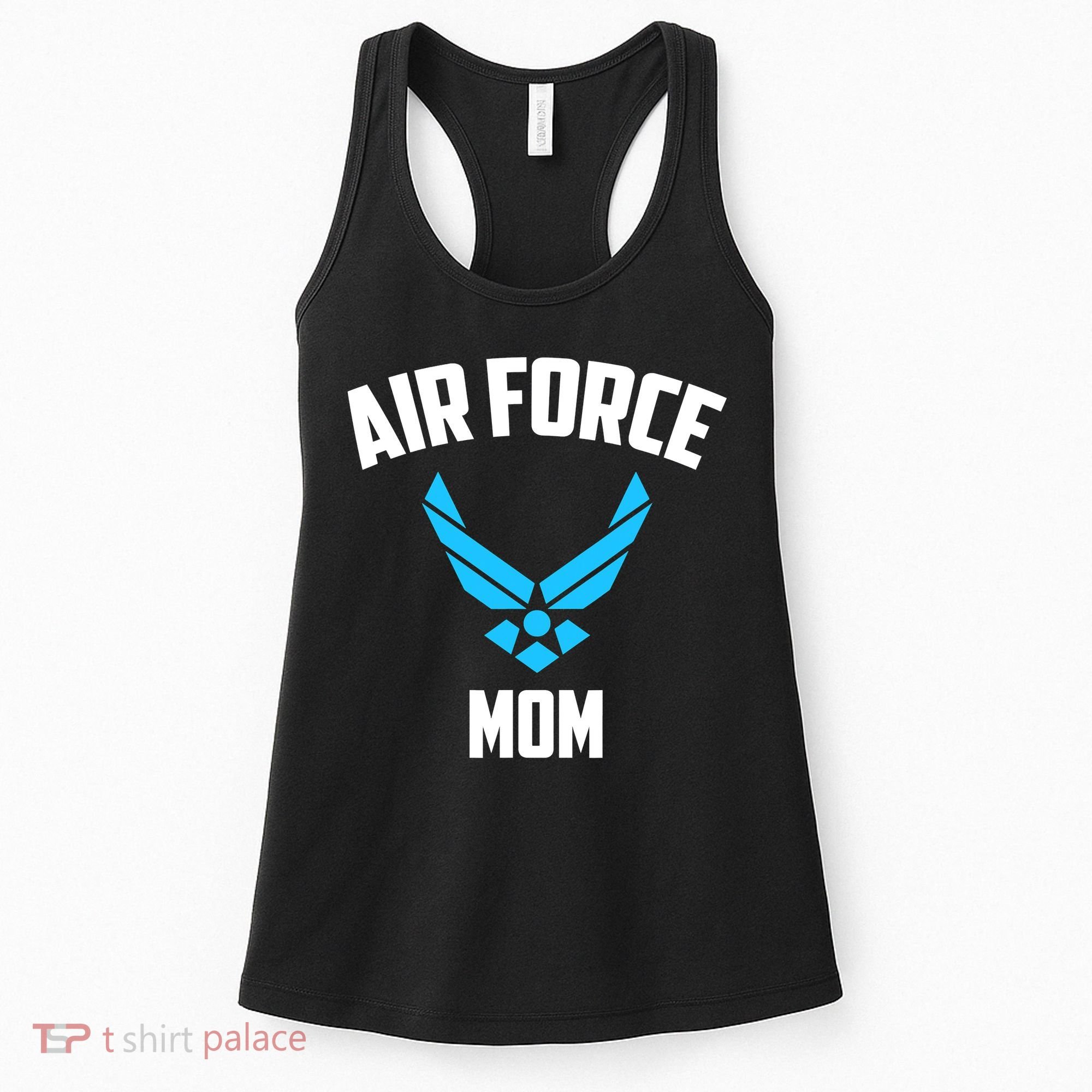 Cool Air Force Mom Best Proud Military Veteran Women's Tank Top