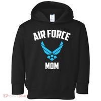 Cool Air Force Mom Best Proud Military Veteran Toddler Hoodie thumb 0