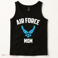 Cool Air Force Mom Best Proud Military Veteran Tank Top thumb 2