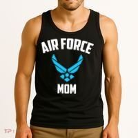 Cool Air Force Mom Best Proud Military Veteran Tank Top thumb 3